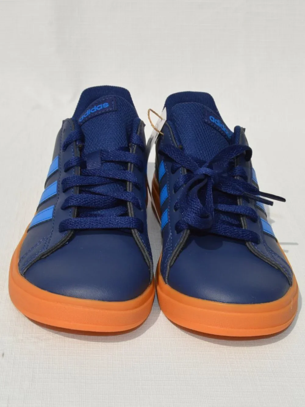 Adidas Grand Court Lifestyle Tennis Lace-Up Shoes Size 3 (New)